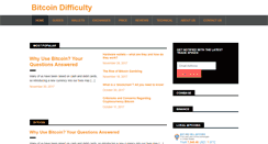 Desktop Screenshot of bitcoindifficulty.com